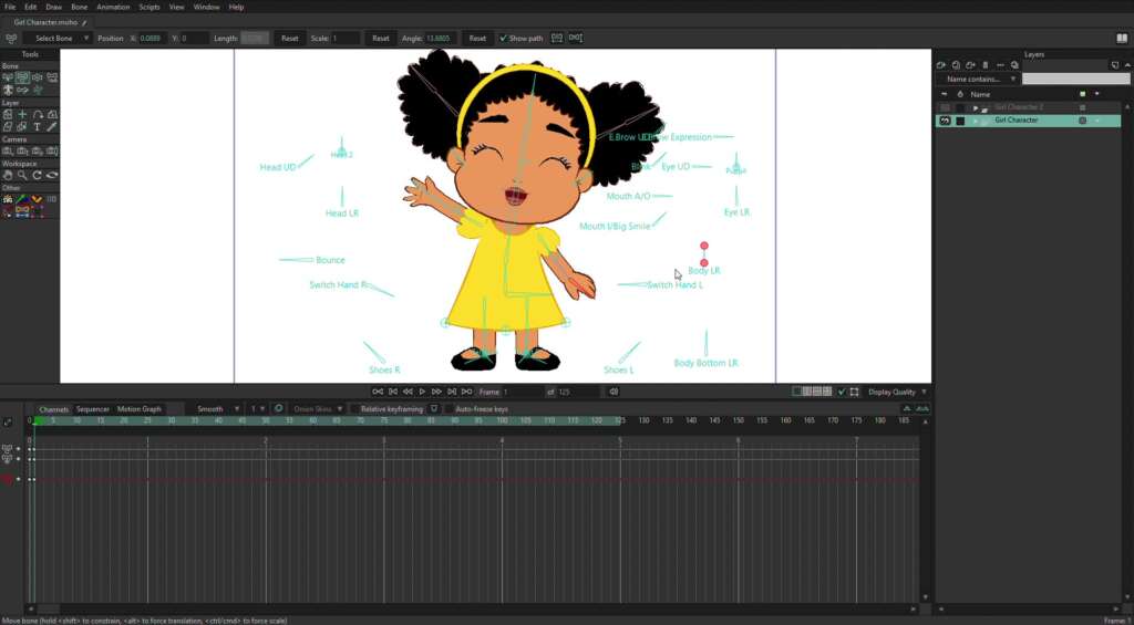 Nali Bear - Naliyah Character Rigging